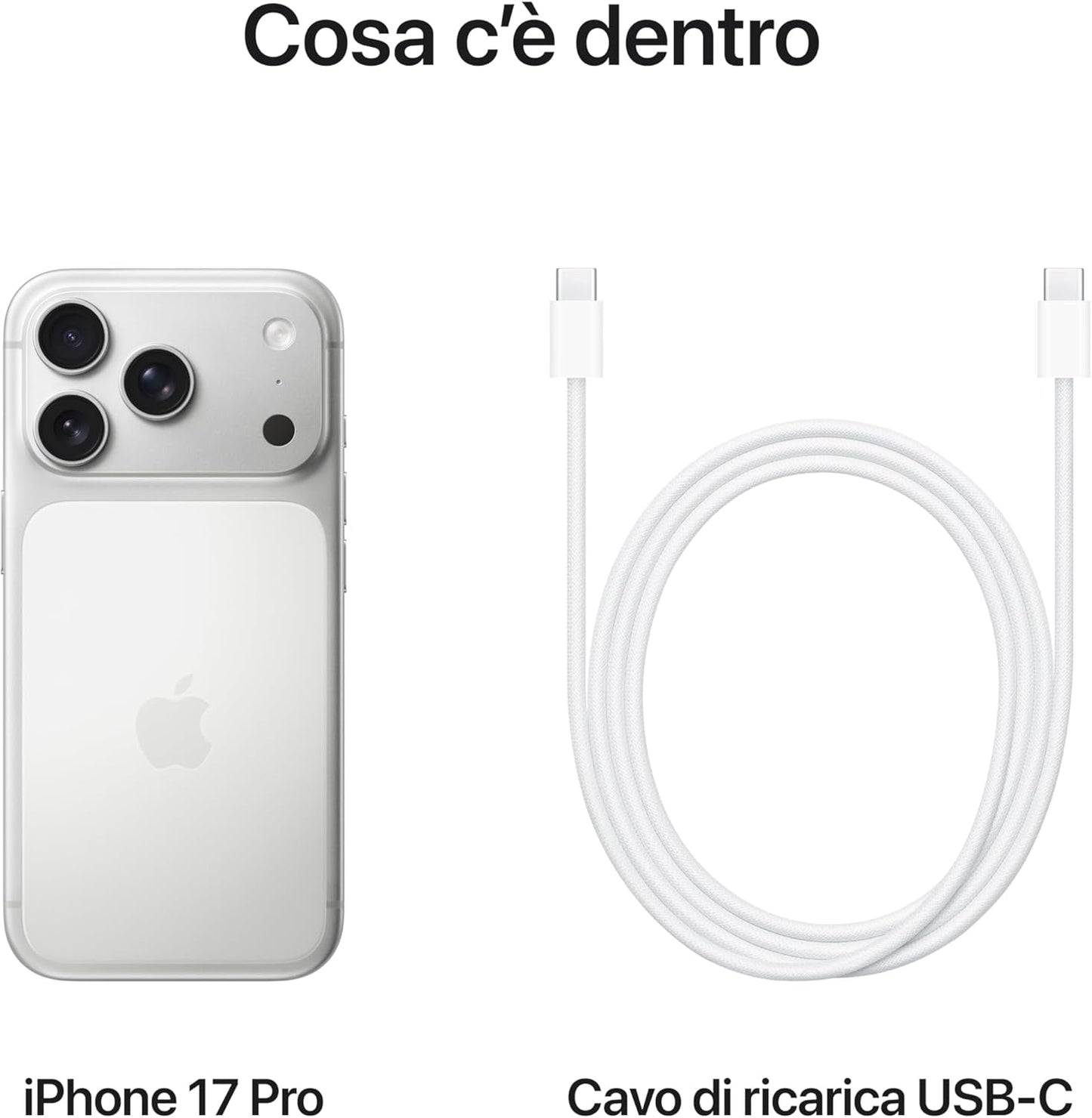 Apple iPhone 17 Pro 256GB - Argento