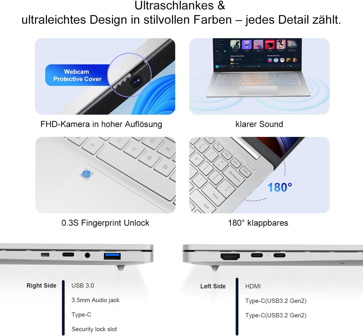 Ninkear S14 - 14" Pollici Display IPS 2.2K AMD Ryzen 5 6600H 16GB RAM LPDDR5