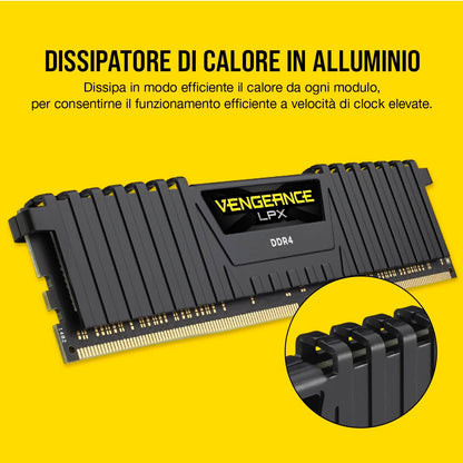 CORSAIR DDR4 RAM Memoria Vengeance 8GB 16GB 32GB 3200MHz 3600MHz Dimm