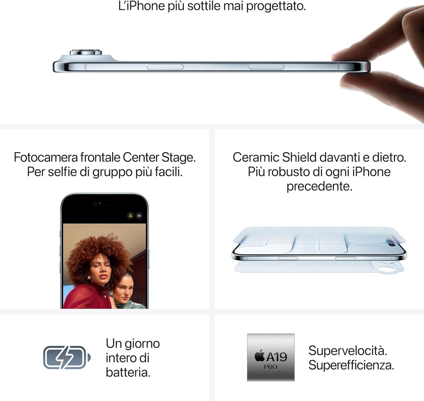 Apple iPhone Air 256GB - Oro Chiaro