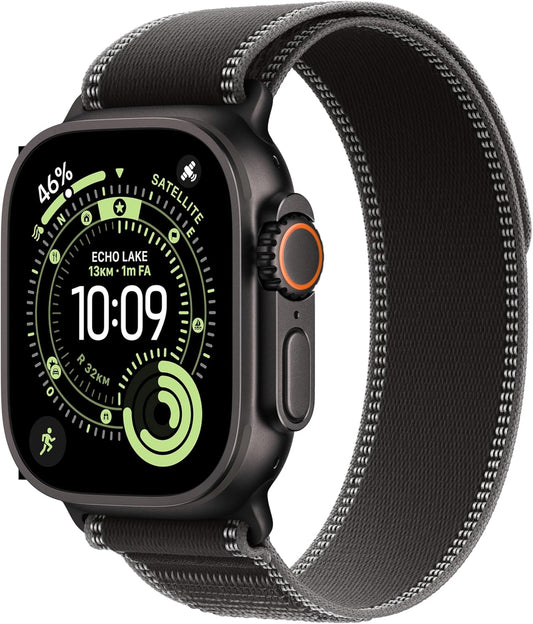 Apple Watch Ultra 3 (2025) GPS + Cellular 49mm Black Titanium Case Black/Charcoal Trail Loop M/L EU