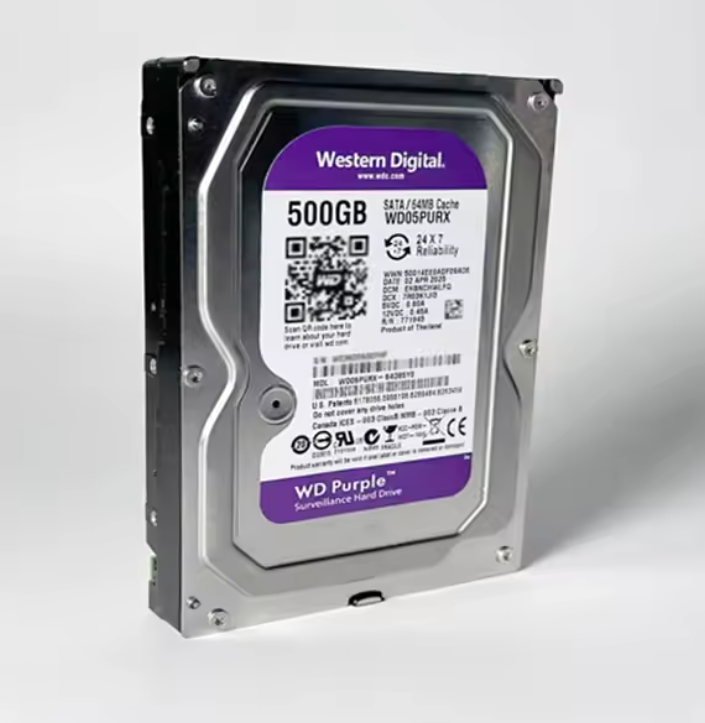 Western Digital WD Purple HDD 500GB SATA 6.0Gb/s 3.5"