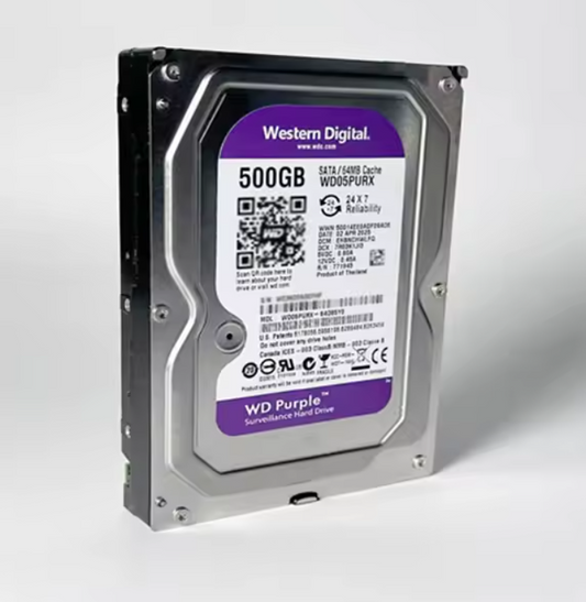 Western Digital WD Purple HDD 500GB SATA 6.0Gb/s 3.5"