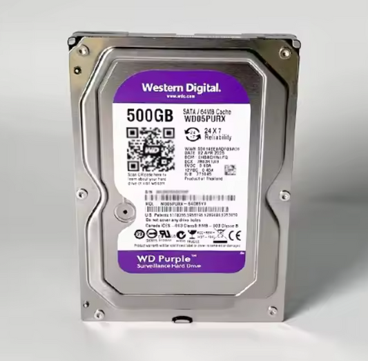 Western Digital WD Purple HDD 500GB SATA 6.0Gb/s 3.5"