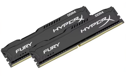 HyperX Fury 8GB 16GB 32GB DDR4 3600MHz 3200MHz DRAM CL18 CL16 1.35V DIMM 288pin